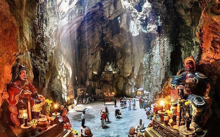 Marble Mountains - Am Phu Cave - Monkey Mountain Sunset Tour