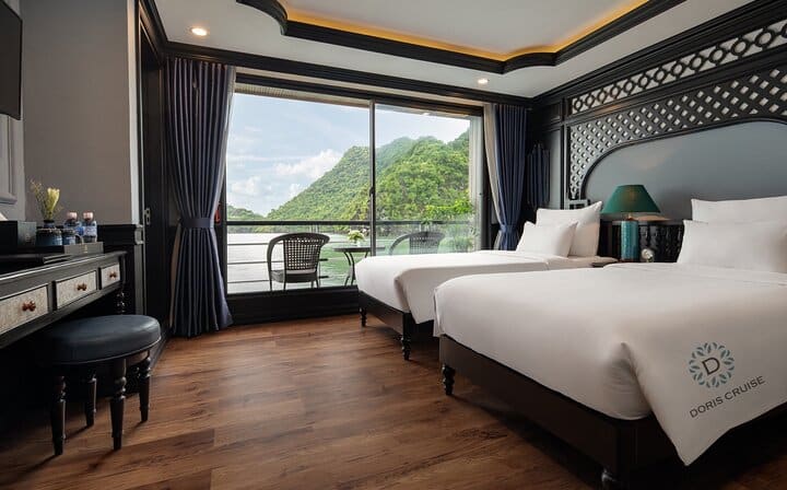 Doris Cruise - Luxury Cruise 2 Days Tour to Halong Bay and Lan Ha Bay
