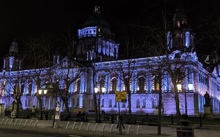 Belfast CityHall at Night