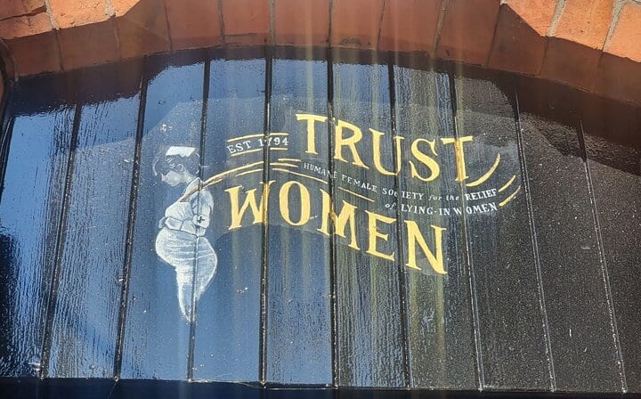 Trust Women streetart for ( Belfast first Hospital for woman)