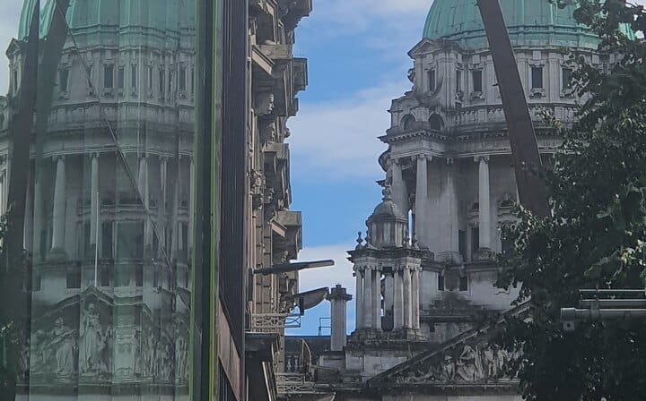 Reflections of Belfast Cityhall
