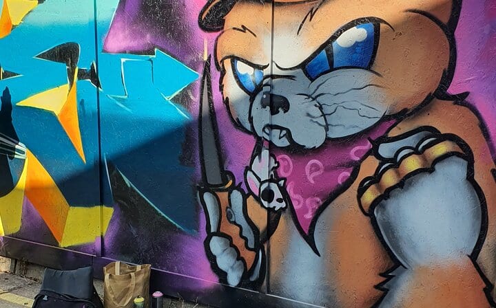 Hit the North Street art Festival Graffiti Wall 2020