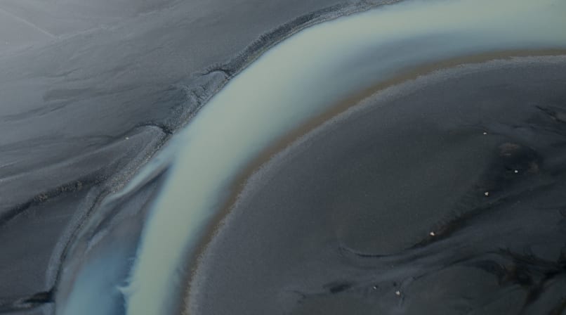 patterns of the river deltas