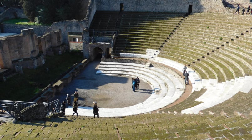 <p>The arena in Pompeii</p>