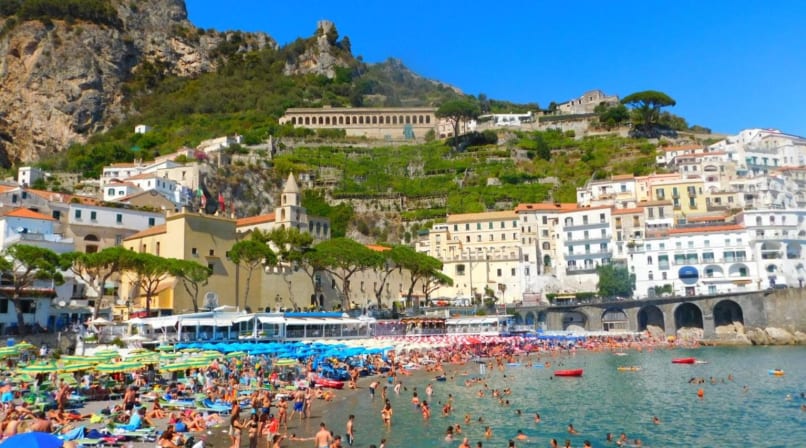 <p>The town of Amalfi.</p>