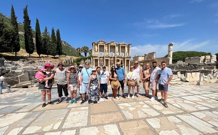 Participants at Library of Celsus