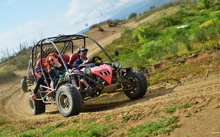 Buggy safari in woods