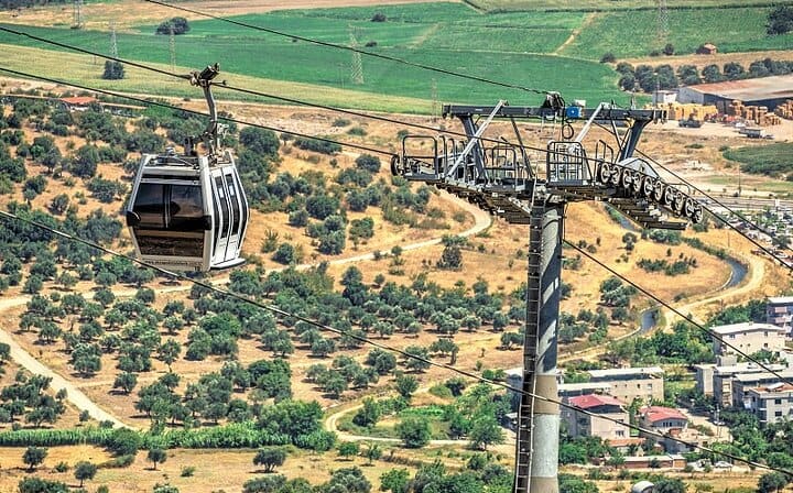 Cable Car on Pergamon
