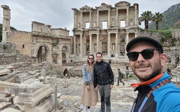 Participants at Library of Celsus