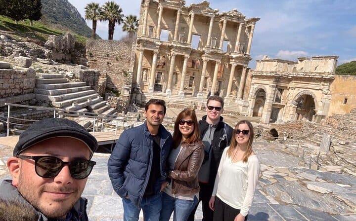 Participants at Library of Celsus