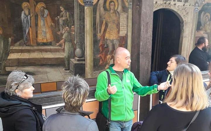 In front of St. St. Constantine and Helen Church