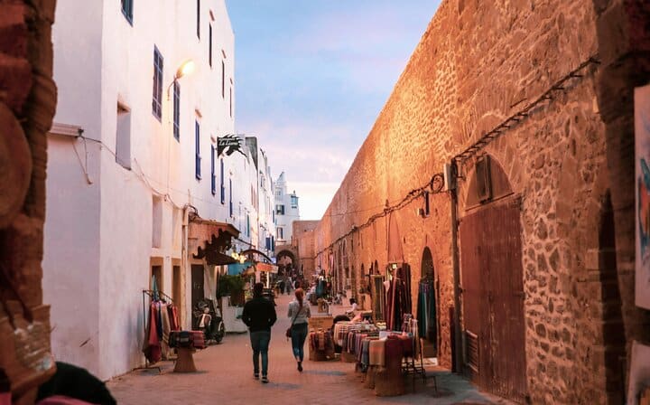 One of the alleys of Essaouira