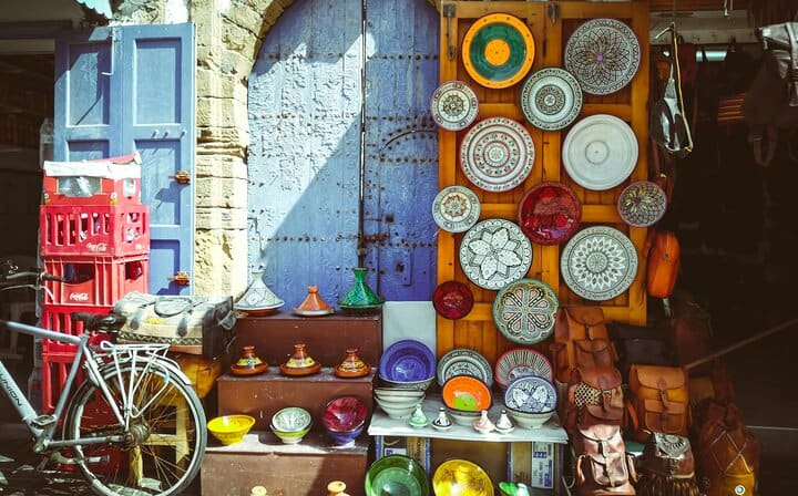 One of the alleys of Essaouira