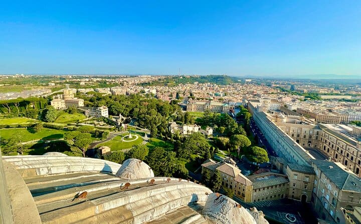 St Peter's Basilica Climb the Dome and Breakfast VIP Early Morning Private Tour