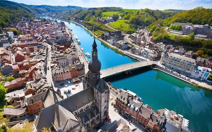 Dinant from above