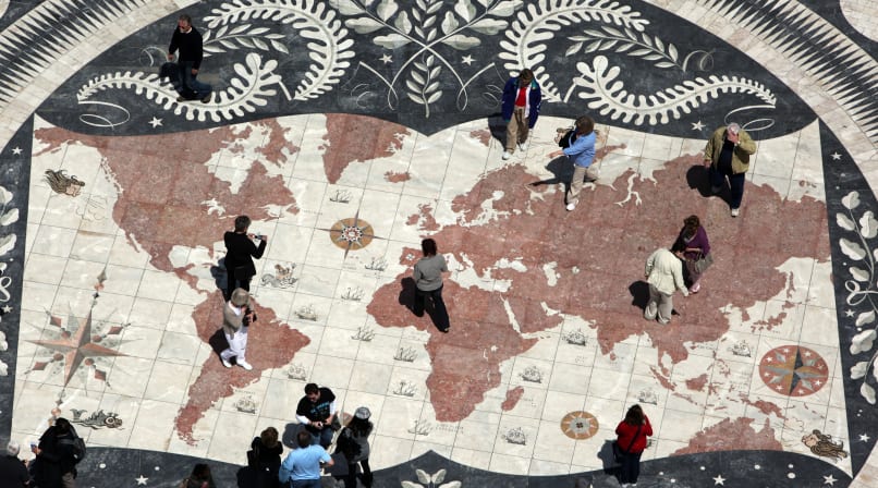 The Padrão dos Descobrimentos has the representation of all the important people that contributed to the big Portuguese discoveries