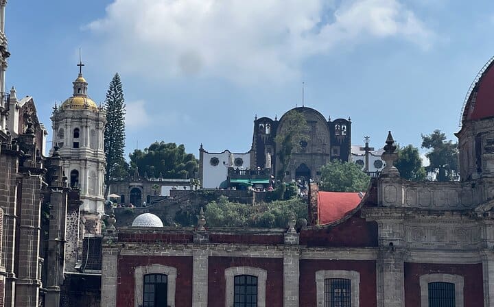 View of the Old Tepeyac from the Atrium of the Basilica