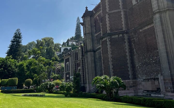 Historic church next to the Guadalupano compound