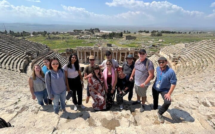 Participants at Hierapolis Theater