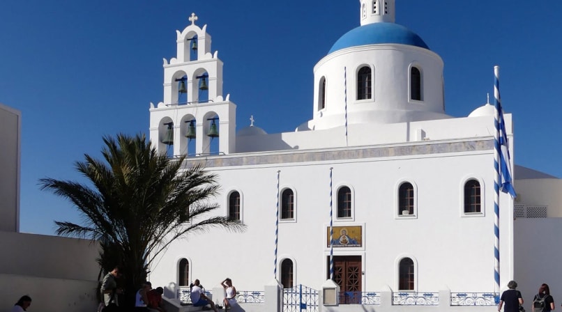 Santorini oia main church
