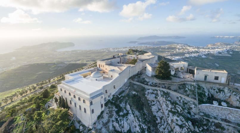 Santorini monastery