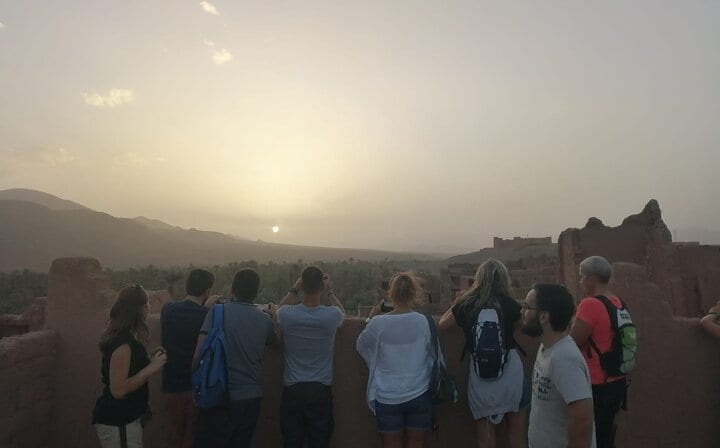 Sunset in daraa valley