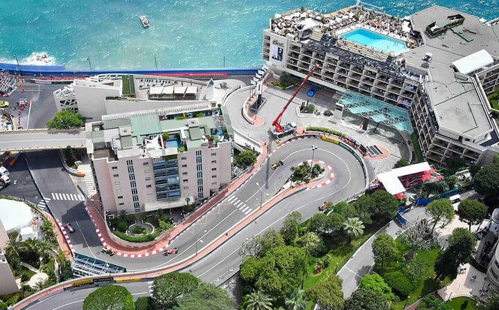 Race track of Monaco