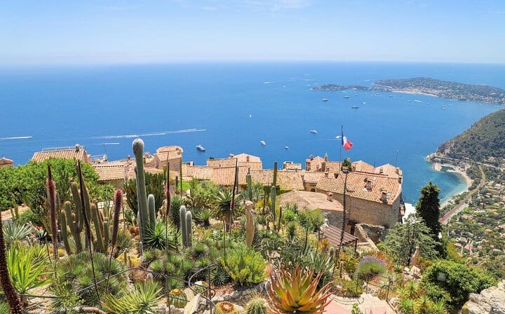 Top of the medieval village of Eze