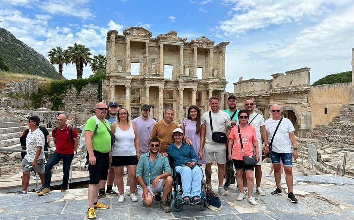 Participants at Library of Celsus