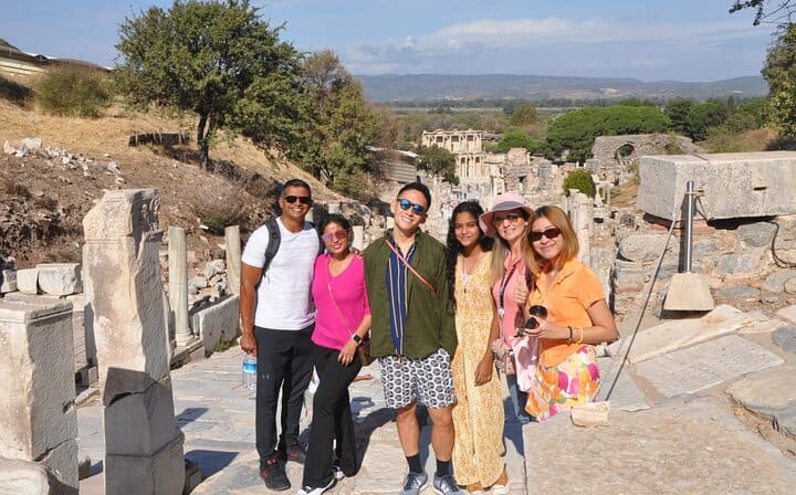 Participants at Library of Celsus