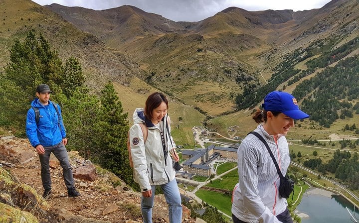 Hike the famous cave route int he Nuria Valley.