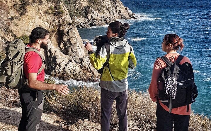 Small group hiking, swimming and snorkeling tour in Costa Brava.