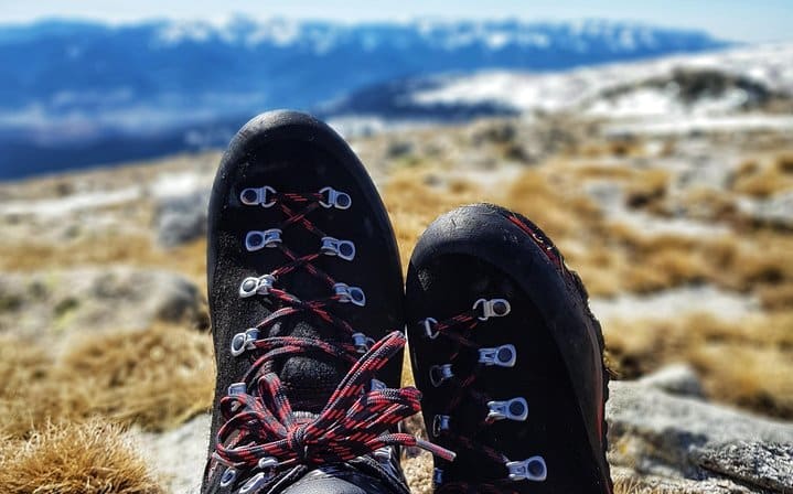 Taking time to enjoy the views.