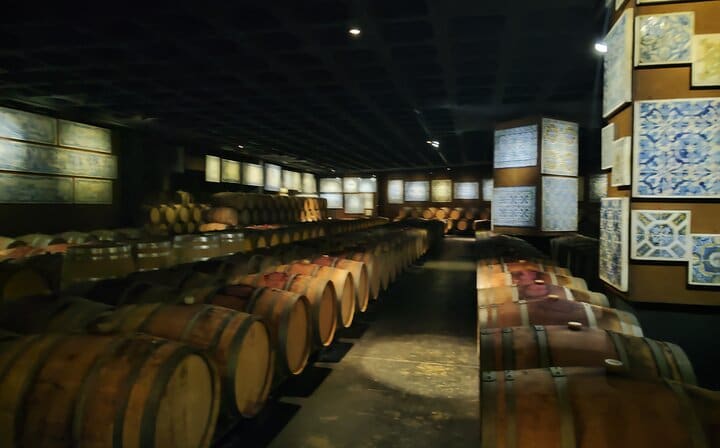 Adega Quinta da Bacalhoa - Red wine barrels