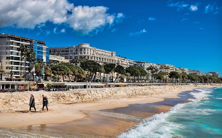 Cannes beach