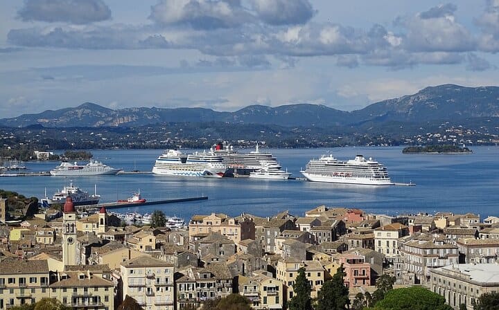 The Port of Corfu