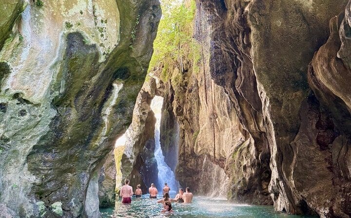 Waterfalls in Kourtaliotiko Gorge