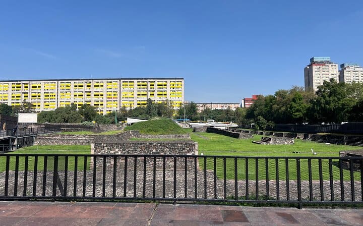 Archaeological view of Tlatelolco