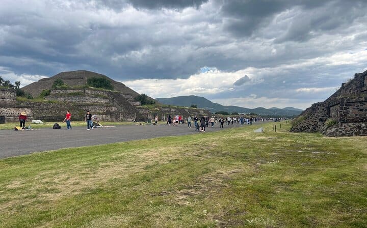 Panoramic view of the Causeway of the Dead
