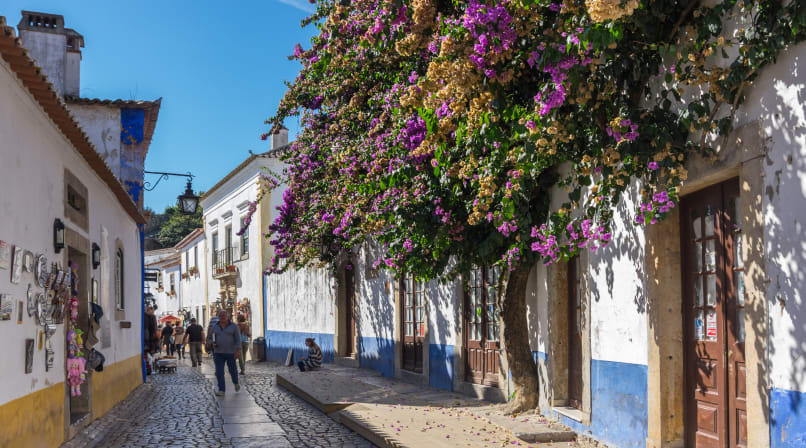 Obidos it’s also about animated festivals, bookstores, small museums, chocolate and ginjinha