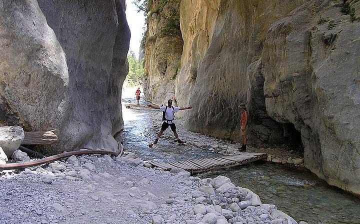 The most famous part of the gorge is the stretch known as " Iron Gates".