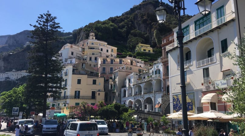 <p>The town of Amalfi.</p>