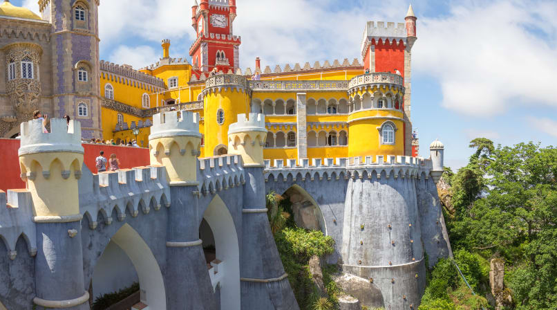 The Pena Palace is one of the major expressions of 19th-century romanticism in the world