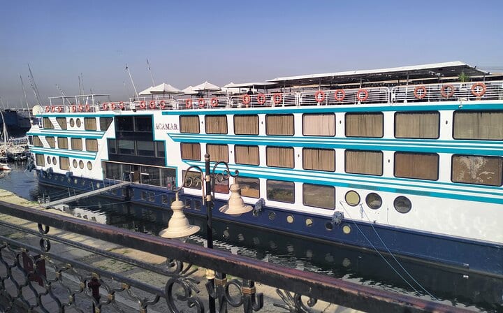 Luxurious Nile cruise ship