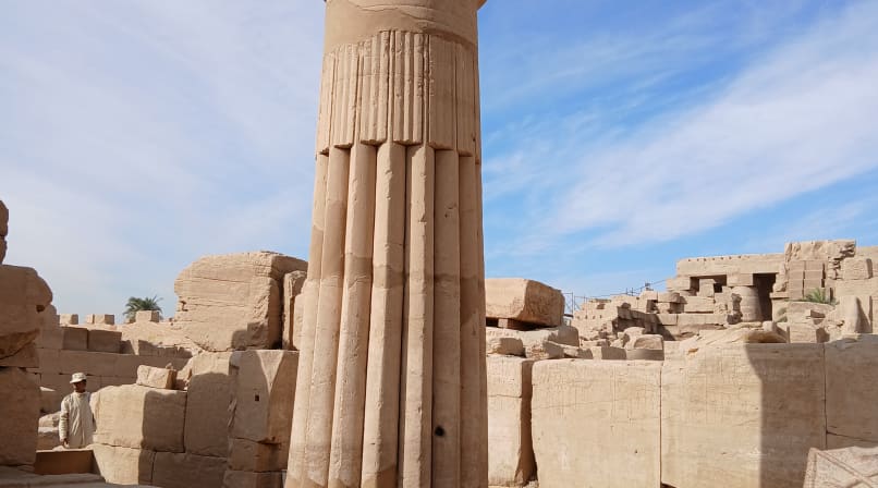 Layers of history discovered within Karnak temple