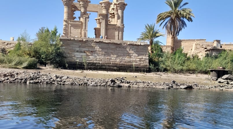 Philae Temple beside the Nile River