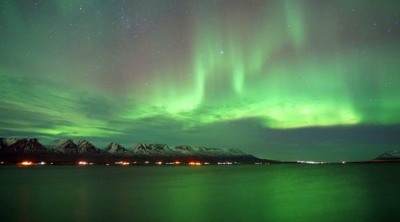 Northern Lights Iceland Nordlichter über Island