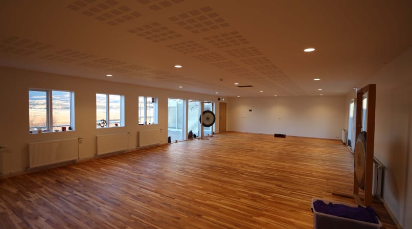 the yoga room