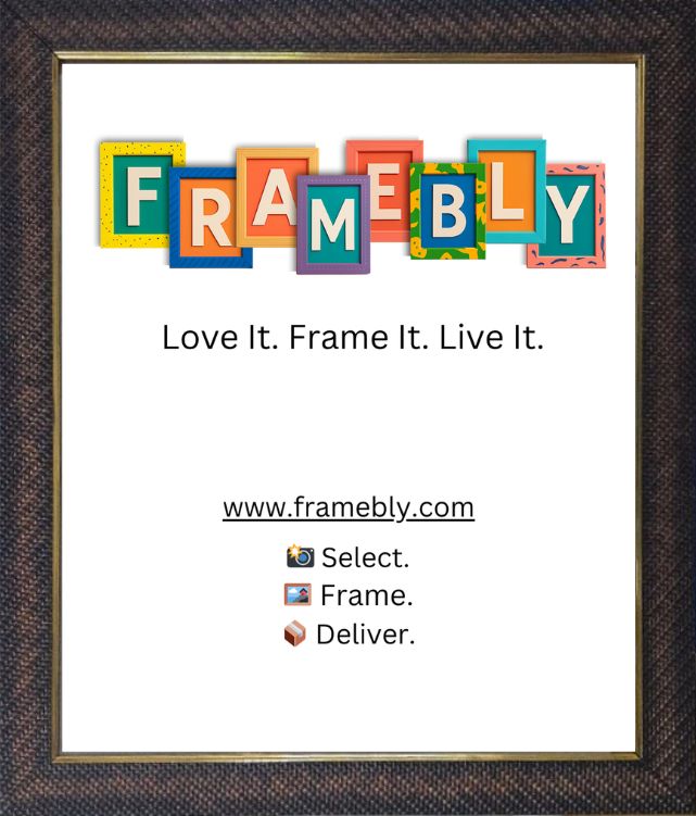 Dark brown and Bronze with a Gold Inlay colour photo frame. Tight herringbone braided fabric weave. Front has a ridged, three-dimensional tactile feel with a flat side profile. Medium frame, ideal for candid pics on walls in lounge, bedroom, kid art/certs or gifting, best used for 5 to 8 inch size photo prints.