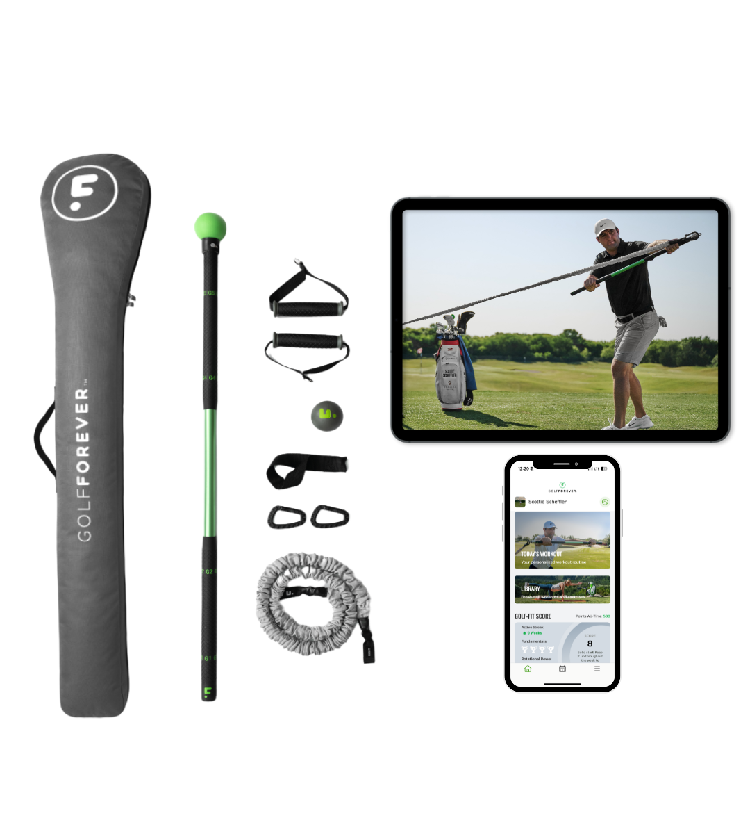 Golf Fitness Training System - Improve Power & Consistency